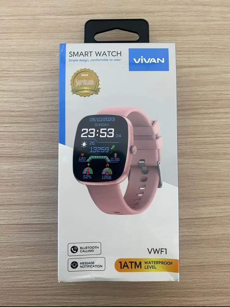 smartwatch vivan vwf1 pink