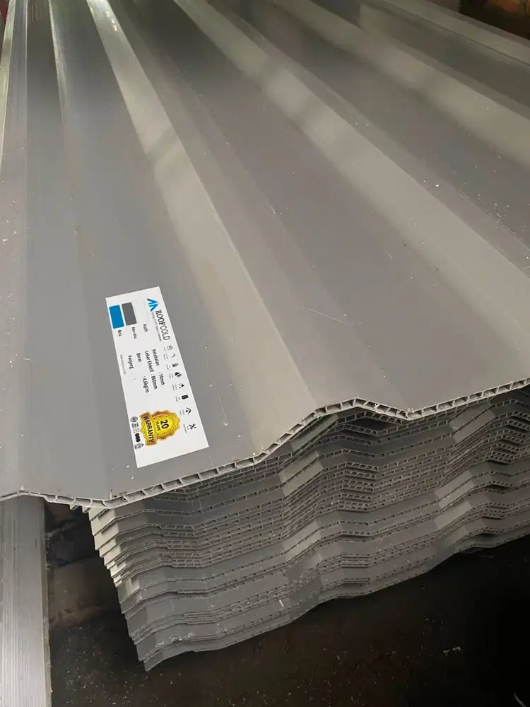 atap upvc doubel layer roofcold