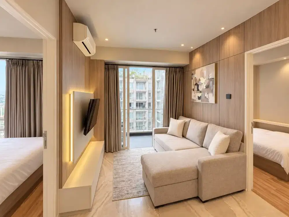 Dijual Apartement 2 BR Full Furnished Siap Huni Lokasi Disat Kota Landmark Bandung