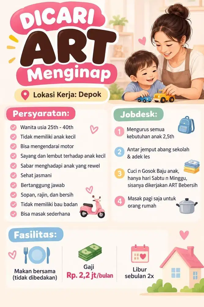 ART Momong Menginap