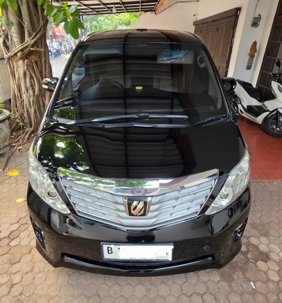 《 TDP 30 JT》Toyota Alphard 2010 G 2.4 Hitam mulus