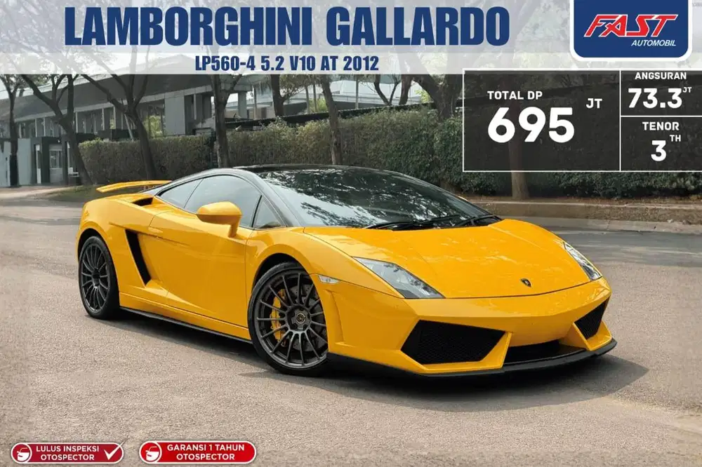 MOBIL SPORT LAMBORGHINI GALLARDO LP560-4 5.2L V10 2012 LOW KM.16RB