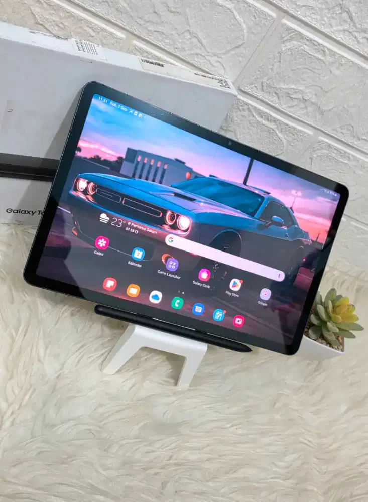 Galaxy Tab S8 5G 128Gb Hitam Terawat Lengkap