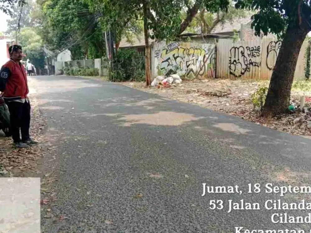 Tanah Luas pinggir jalan di Jl Cilandak 1 Jakarta Selatan