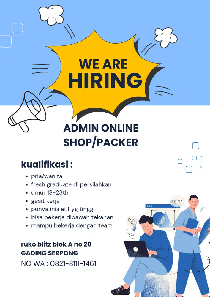 ADMIN ONLINE SHOP DAN ADMIN PACKING