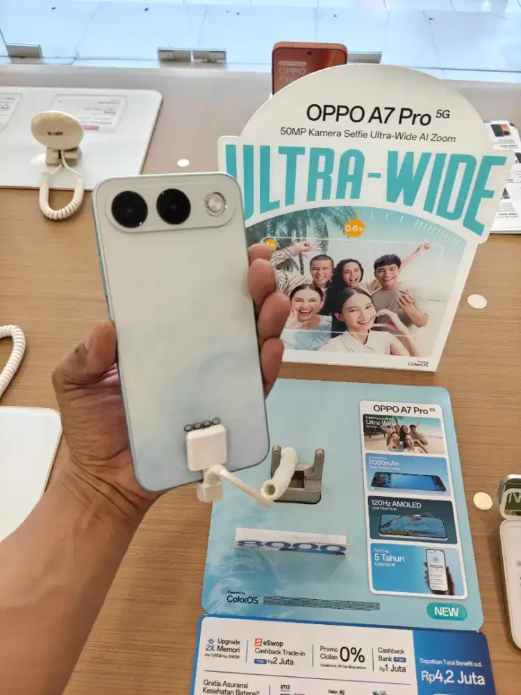 Oppo A7 Pro 5G Ram 18/256 Bonus TWS Enco Buds 3pro