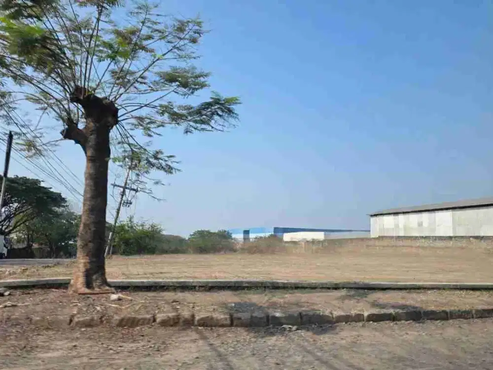Jual Tanah Industri Kavling Bentuk Bagus Kotak Luas 11.000 meter 170 x 65 meter Blok Depan Semarang