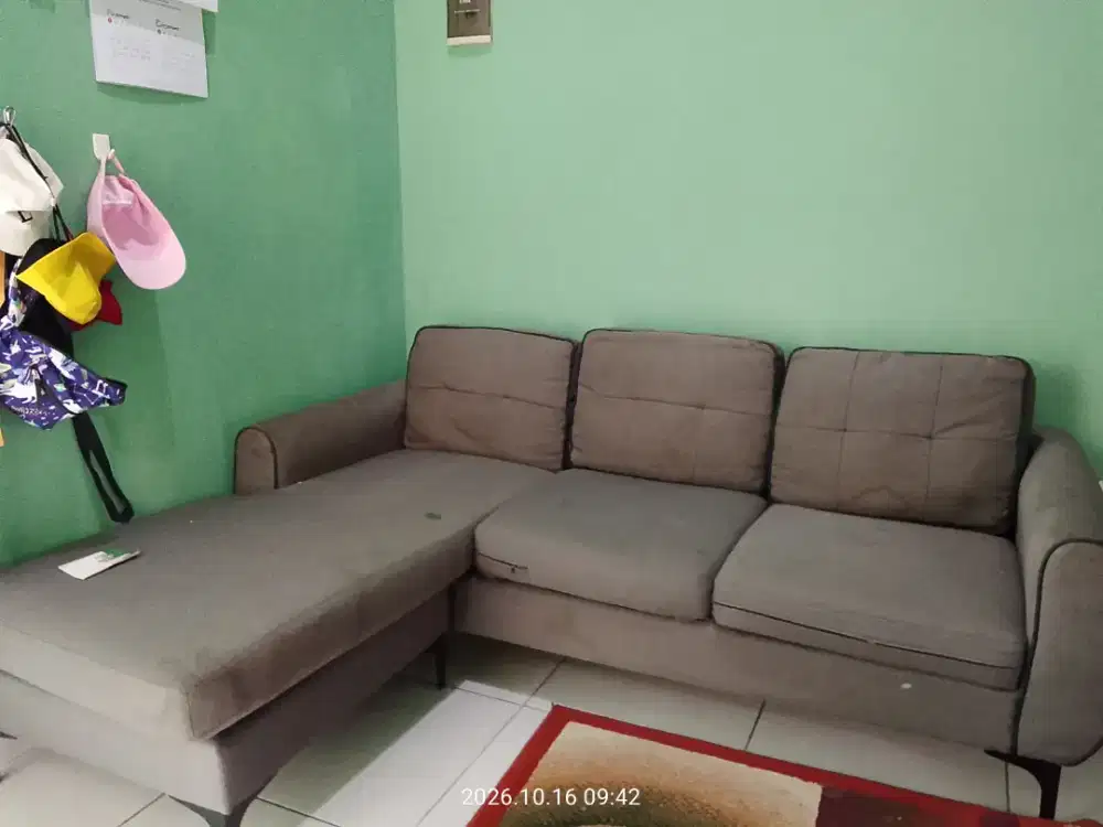 DIJUAL SOFA L SHAPE