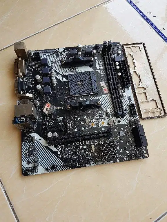 Motherboard ASRock A320M-HDV R4.0 AMD AM4 Support 5000 Series