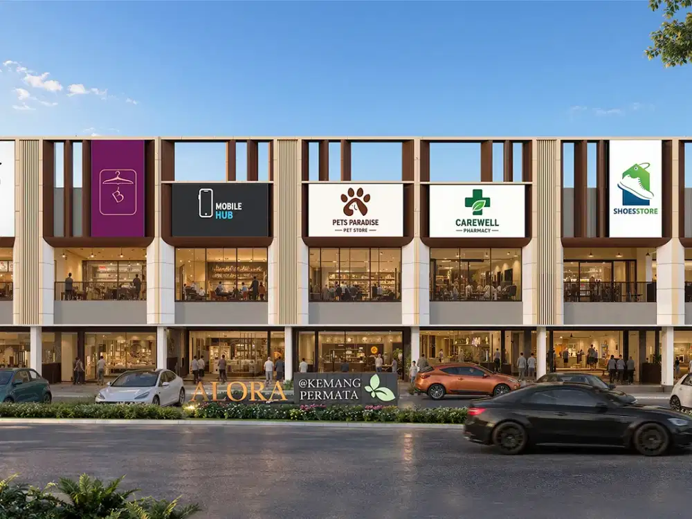 Ruko 2 lantai Exclusive 7 unit, Lokasi Strategis 0 Km dari Pusat Pemerintahan Kota Bogor dan Akses Tol Bogor Selatan