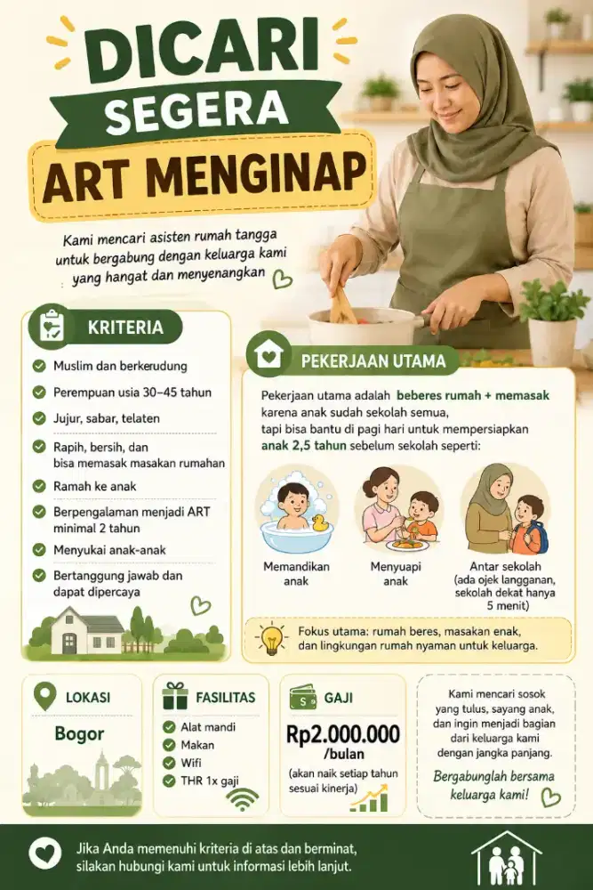 ART Menginap di BOGOR
