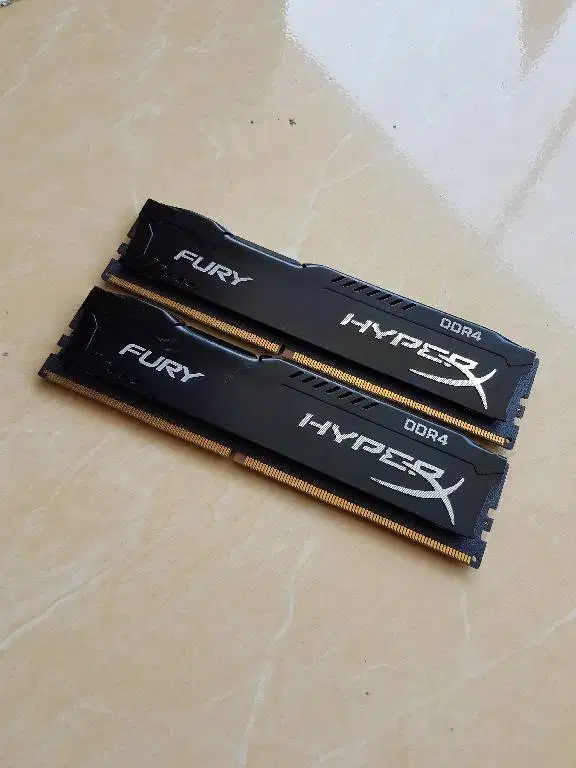 Ram DDR4 2x4GB 8GB KIT Kingston Hyper X Fury 2666Mhz Black