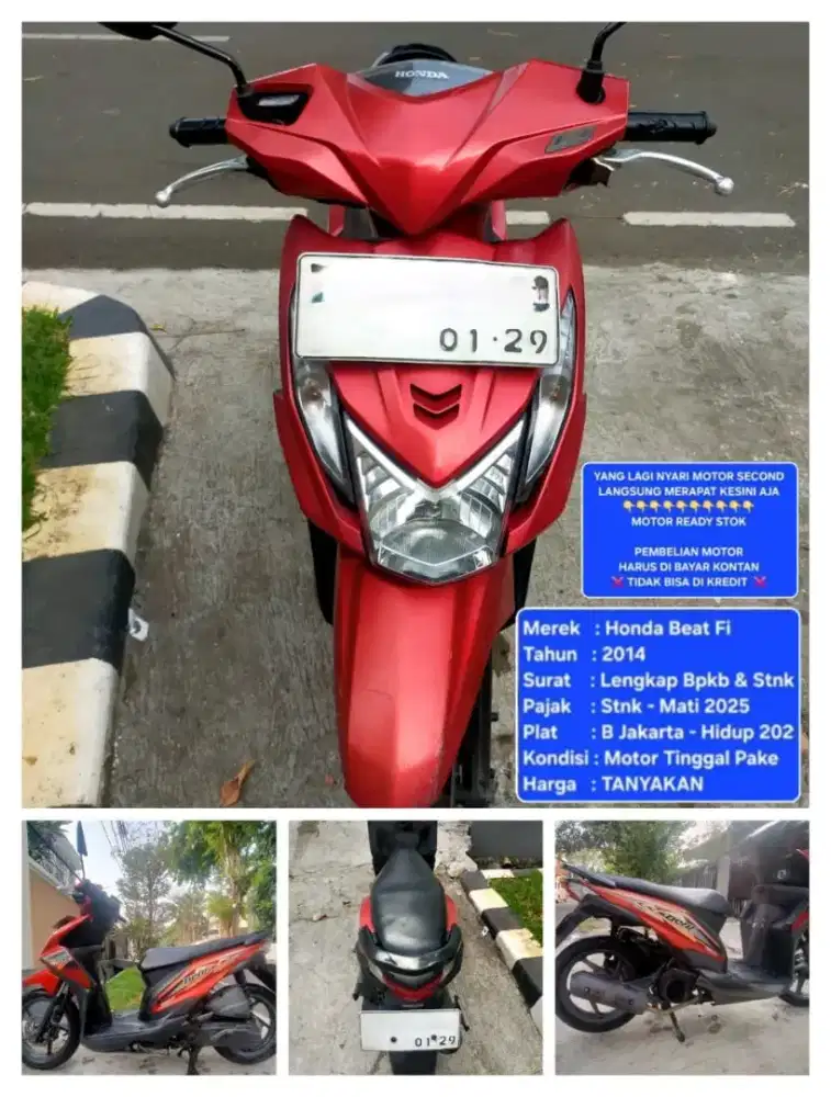 BEAT FI 2014 daerah jakarta timur