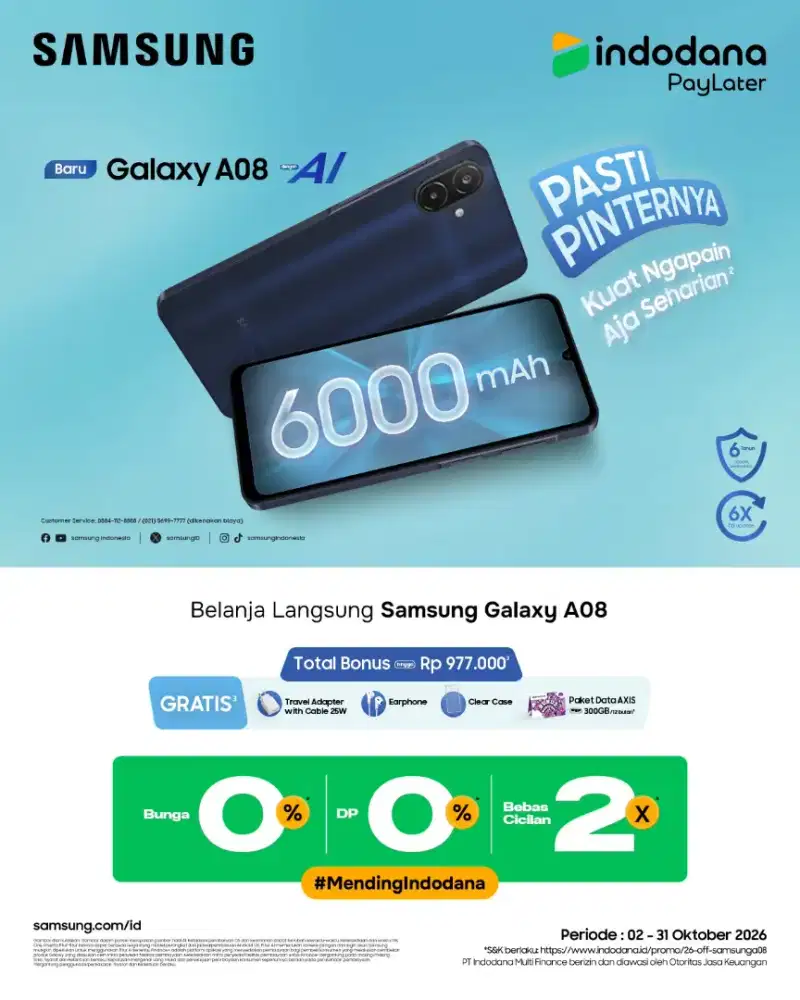 SAMSUNG A08 TERBARU