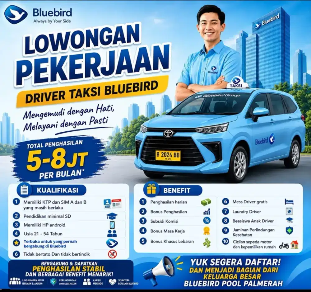 Lowongan driver supir sopir drefer drever pengemudi