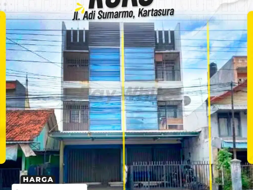 Dijual Ruko Strategis di Kartasura, Sukoharjo