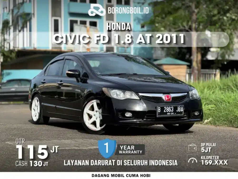 Civic Fd 1.8 At 2011 Hitam