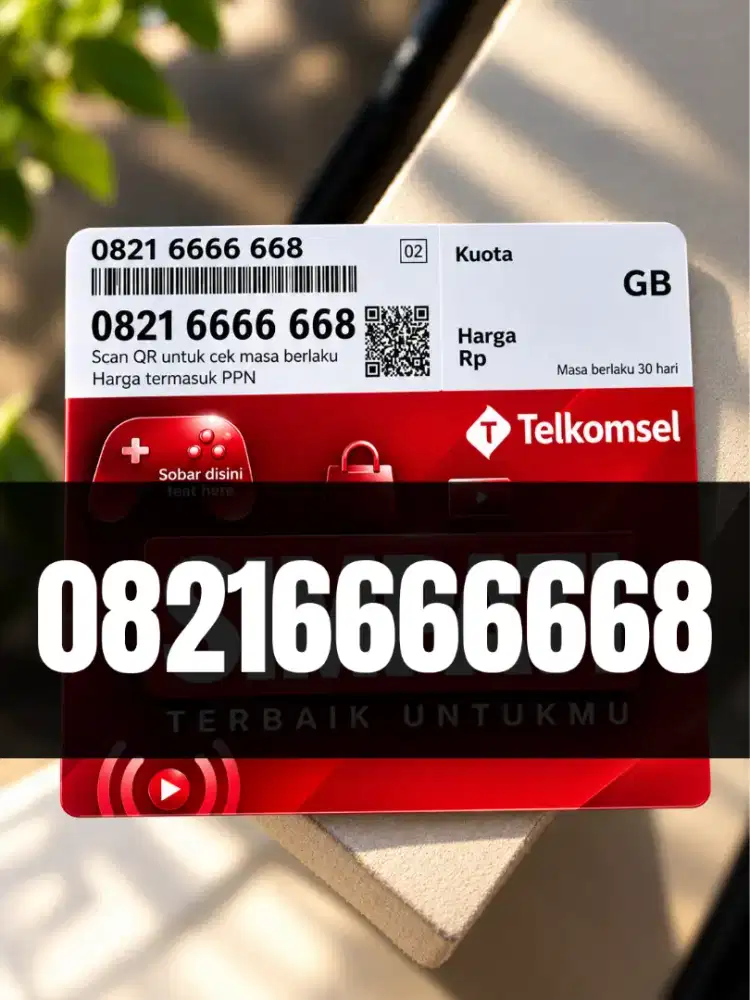Nomor Cantik Telkomsel simPATI Spesial Hoki 168
