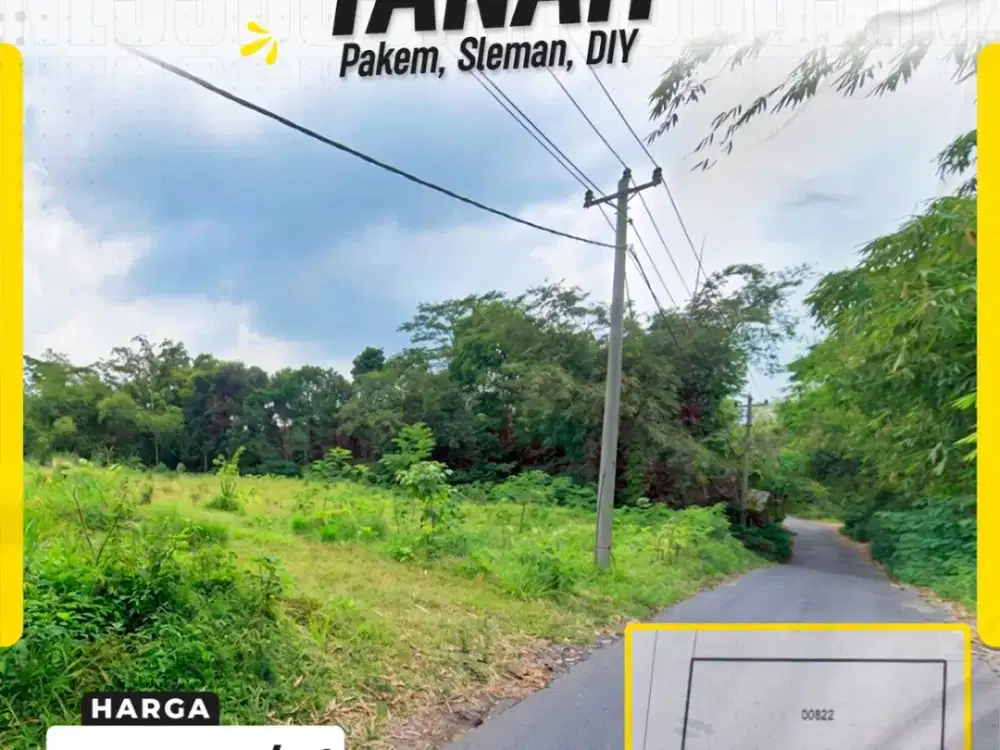 Dijual Tanah Strategis di Pakem, Sleman, DIY