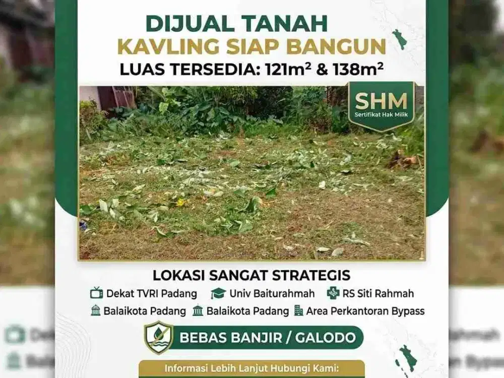 TANAH HANYA 1 JT/ MTR