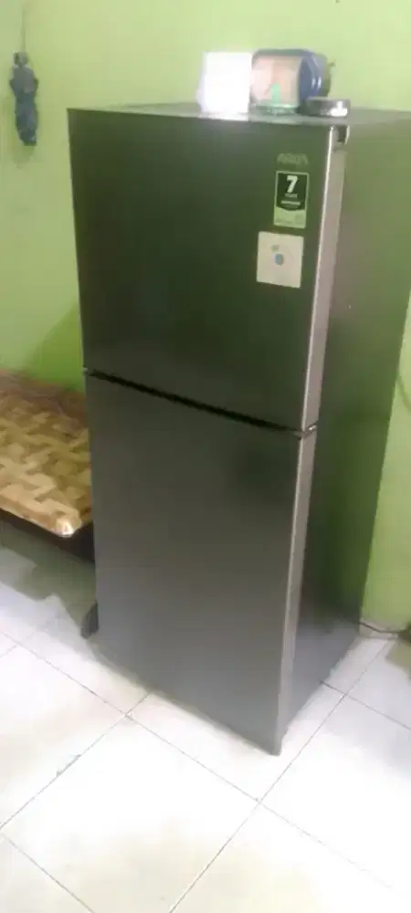 KULKAS AQUA 2 PINTU (AQR-D251) - SIAP PAKAI NO MINUS