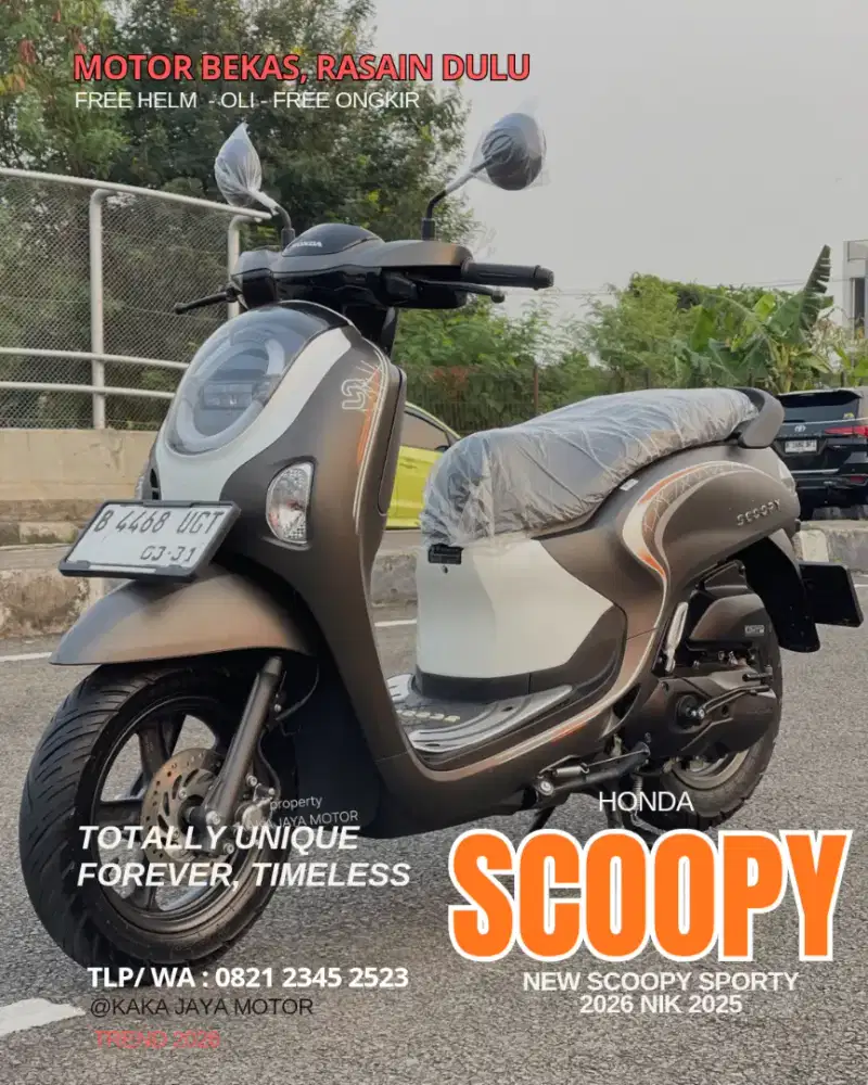 New SCOOPY SPORTY 2026 NIK 2025