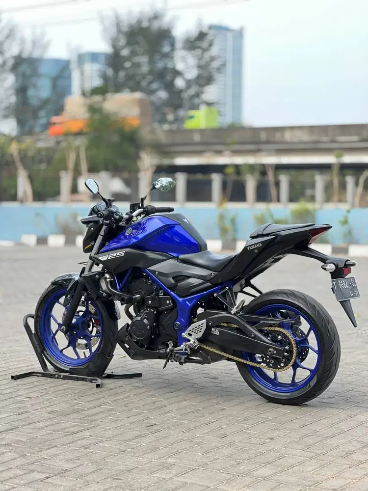 YAMAHA MT25 OLD 2019 BIRU PAJAK PANJANG MOTOR CAKEP SIAP GAS
