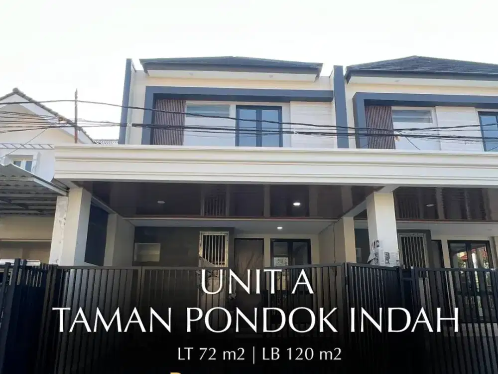JUAL RUMAH BARU DI TAMAN PONDOK INDAH WIYUNG SURABAYA UNIT A