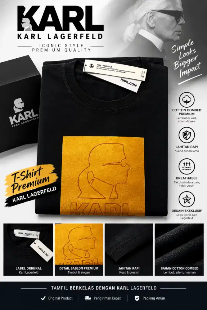 T-shirt oversize KARL LAGERFELD size L