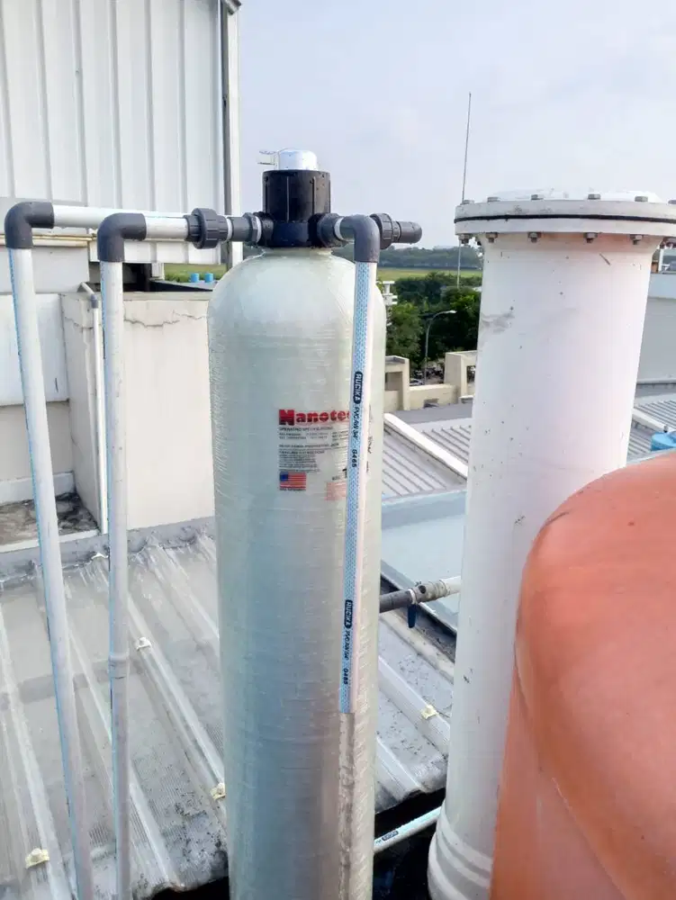 sepaket filter air /penjernih air menghilangkan bau ,kuning