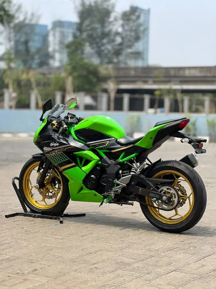 KAWASAKI NINJA 250 MONO SL 2019 HIJAU KRT KM LOW PAJAK ON LIKE NEW