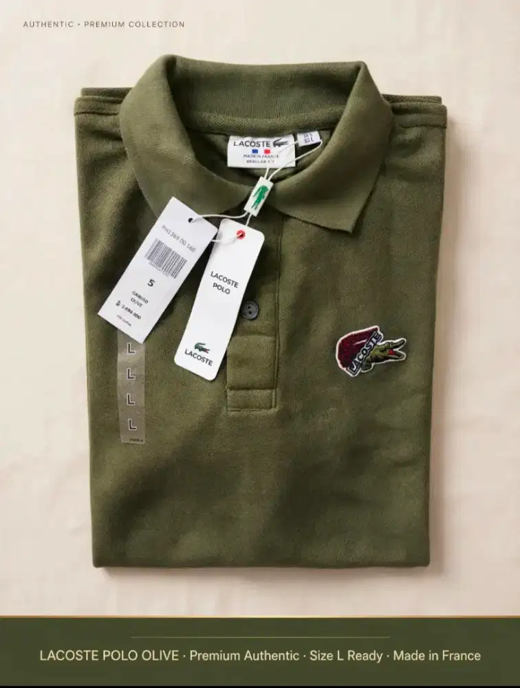 Polo Lacoste size L