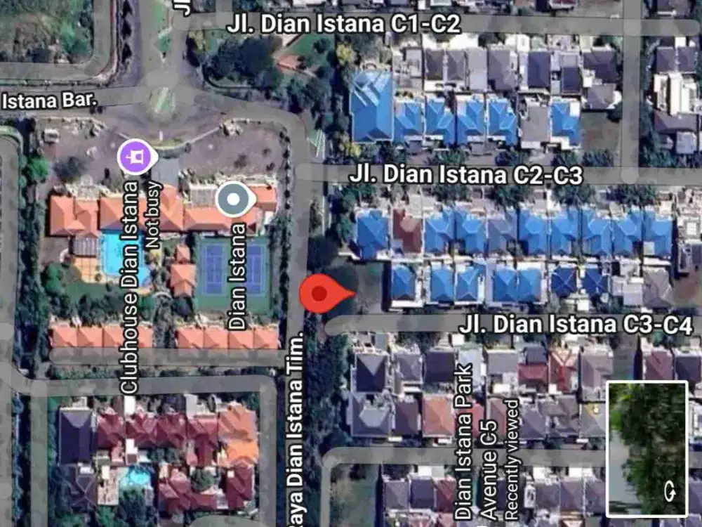 Dijual Kavling tanah Dian Istana Park Avenue
