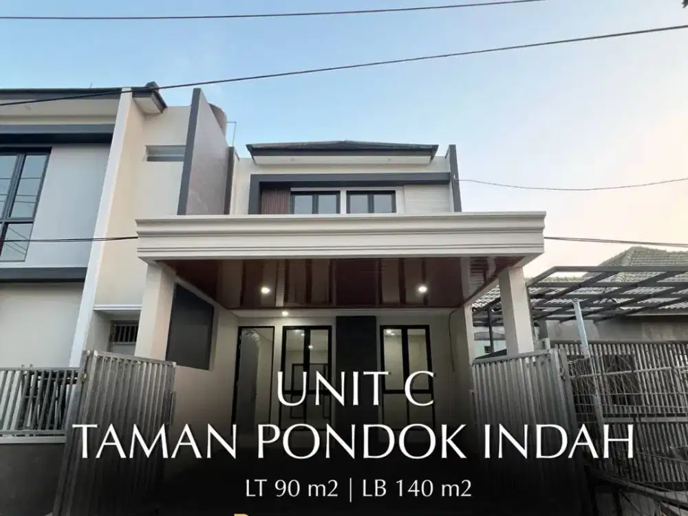 JUAL RUMAH BARU DI TAMAN PONDOK INDAH WIYUNG SURABAYA  UNIT C