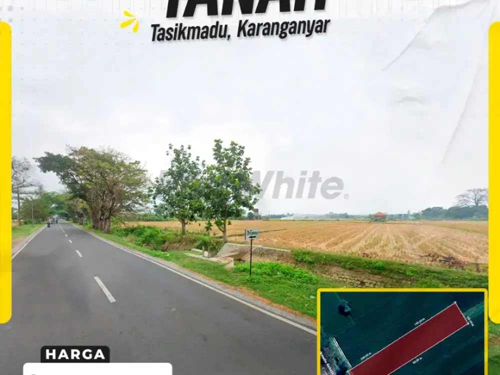 Dijual Tanah Strategis di Tasikmadu, Karanganyar