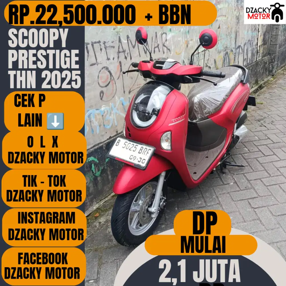 SCOOPY PRESTIGE 2025 SECOND LIKE' NEW