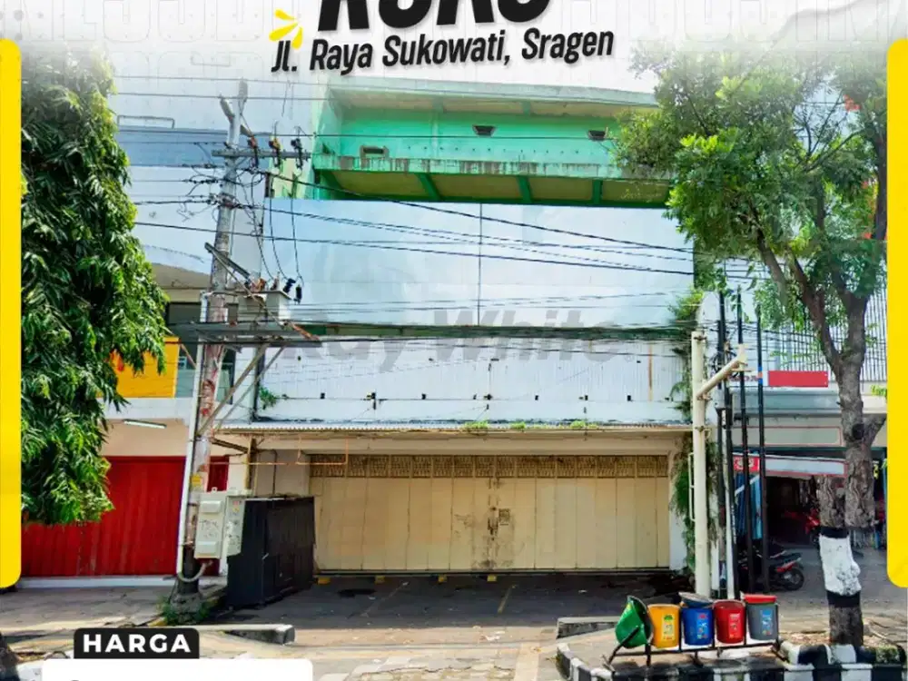 Dijual Ruko Strategis di Sragen Tengah, Sragen