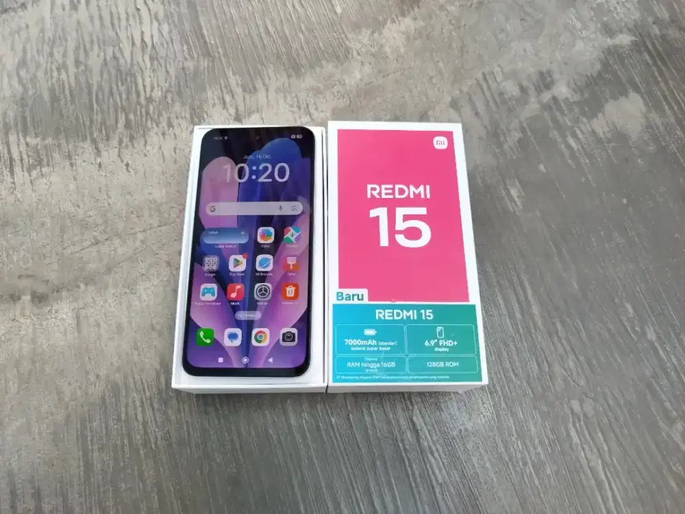Redmi 15 8/128 fullset mulus