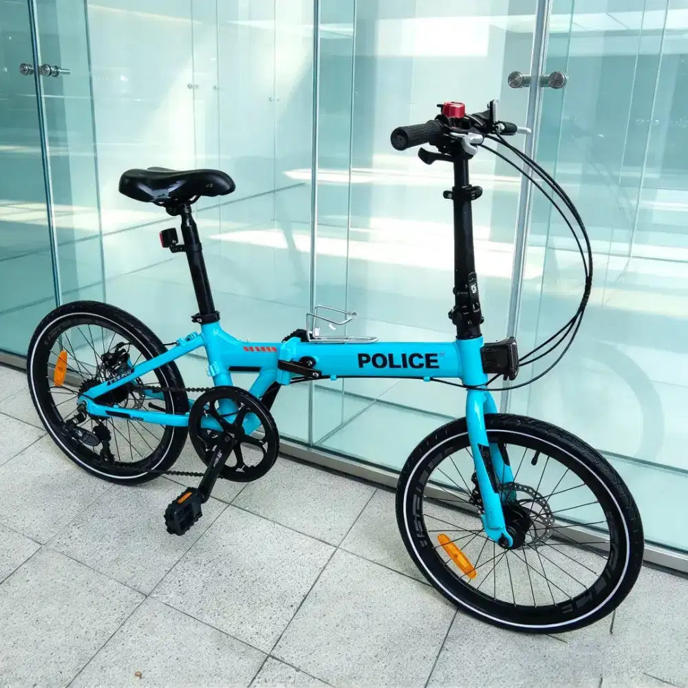 Sepeda lipat uk20 element police alloy