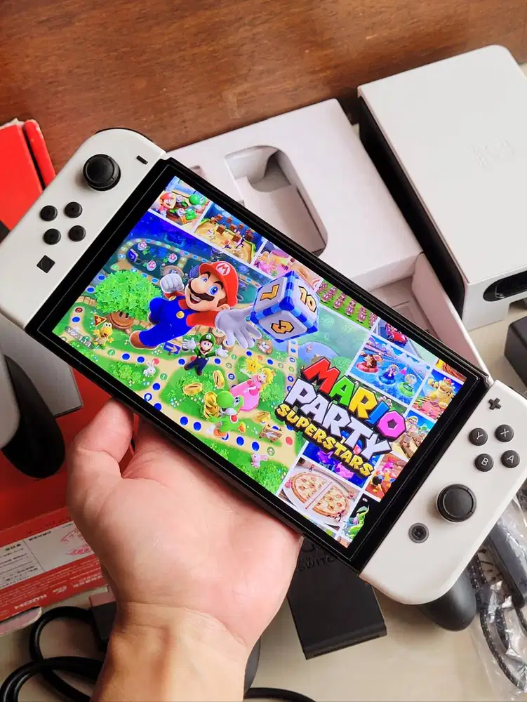Nintendo Switch OLED 256GB Original Fullset Second Preloved Lengkap