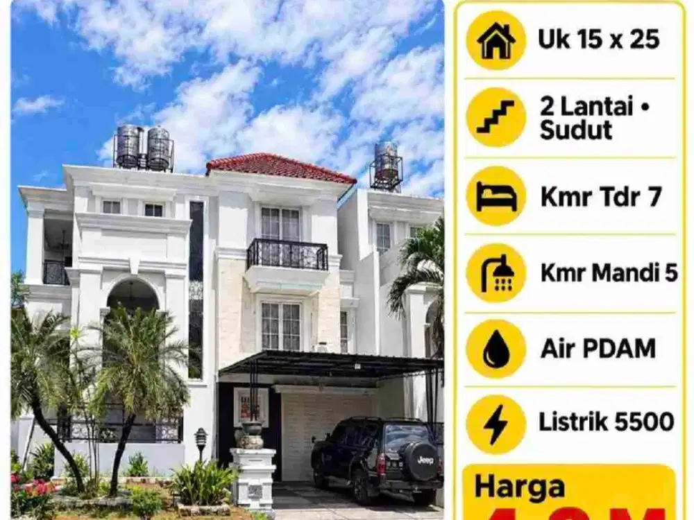 Dijual Rumah 2 lantai di Perum. Citraland Celebes Makassar