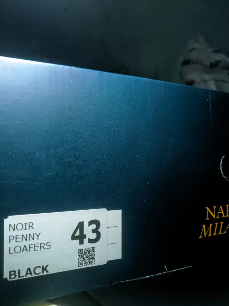Nappa Milano Noir Penny loafers