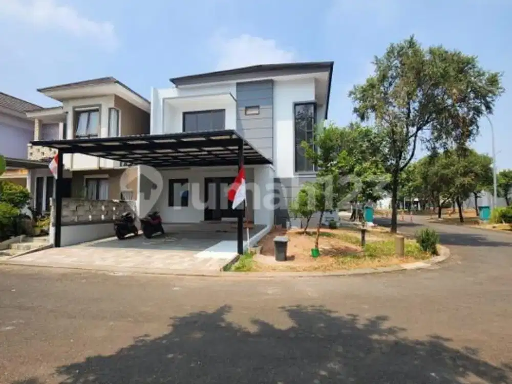 Dijual Rumah Bangunan Mandiri 2 Lantai Posisi Hoek di Caspia BSD