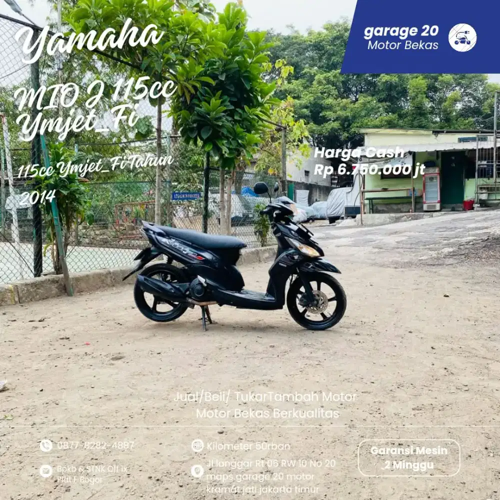 Yamaha Mio J 110cc Ymjet_Fi Tahun 2014
