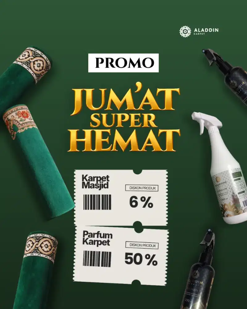 Karpet Masjid dan Parfum Masjid Aladdin Karpet Magelang