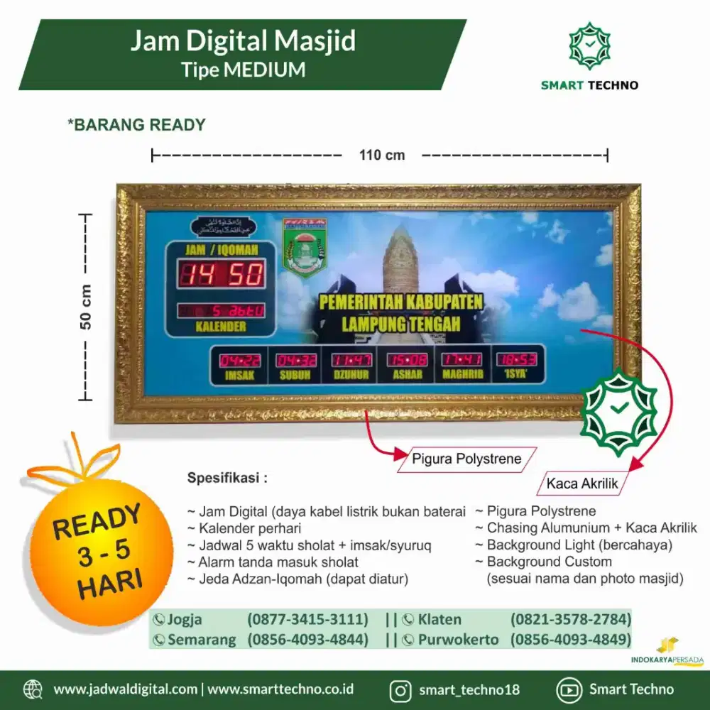 Jual Jam Digital Masjid Medium