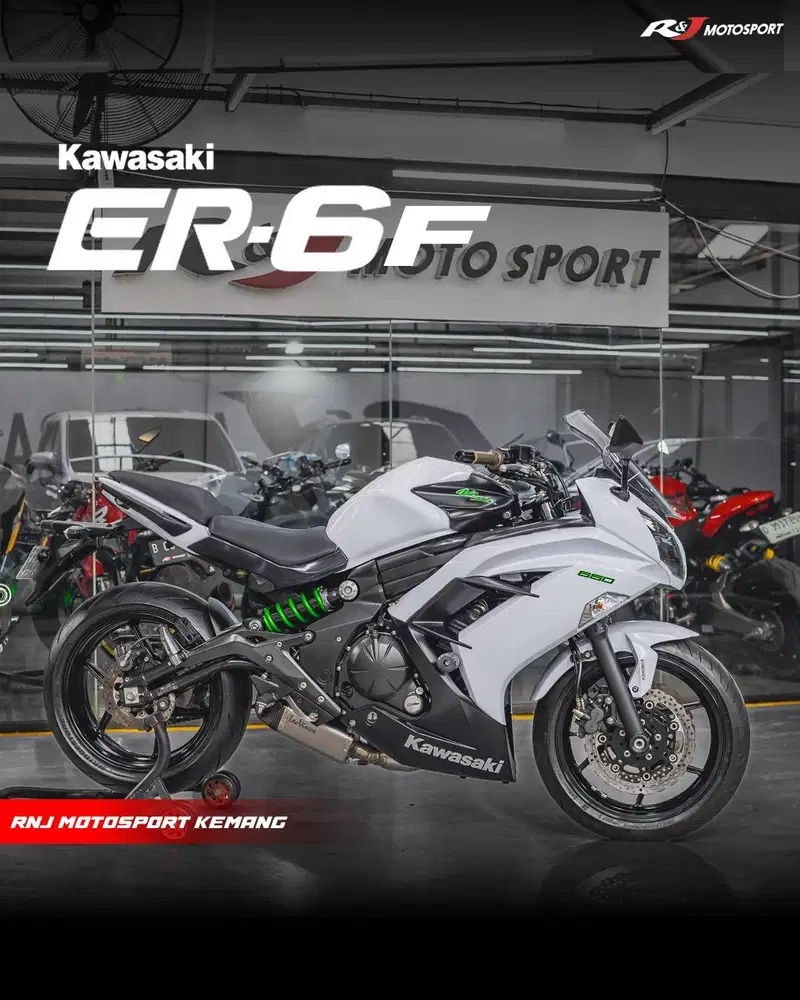 Kawasaki Ninja 650 er6n z900 Nik 2015 odo 8.000an Km knalpot Leovince
