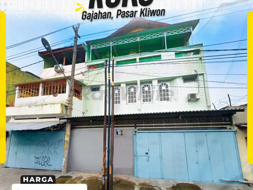 Dijual Ruko Strategis di Gajahan, Pasar Kliwon