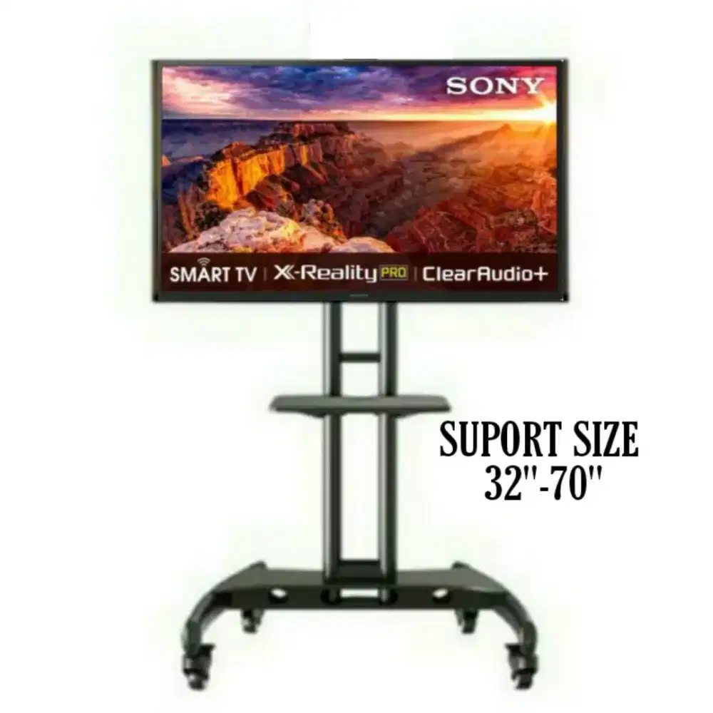 Standing bracket tv led bisa 43sampai75inc Braket breket led tv