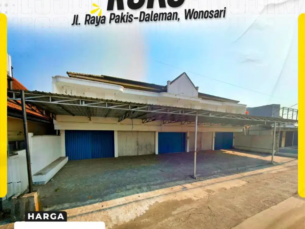 Dijual Ruko Strategis di Wonosari, Klaten